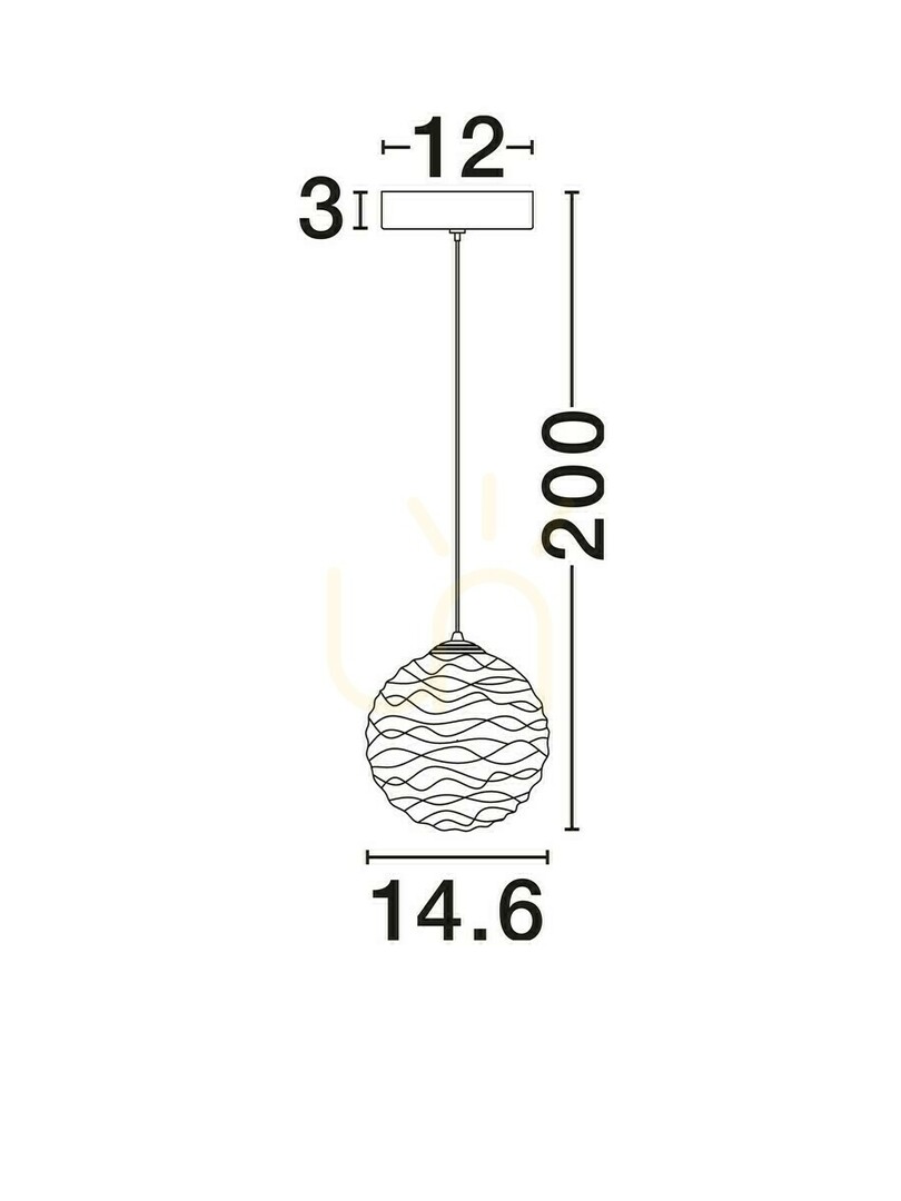 Pokaż Lampa Wisząca ALBORA Luces Exclusivas LE45741 Lampa Wisząca ALBORA Luces Exclusivas LE45741