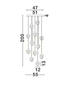 Lampa Wisząca ALCUDIA Luces Exclusivas LE45761 4 Lampa Wisząca ALCUDIA Luces Exclusivas LE45761 small 4