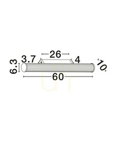 Kinkiet LED Luces Exclusivas ALEGRANZA LE45765 czarny 60 cm 14 W small 7