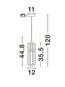 Lampa Wisząca ALQUERI Luces Exclusivas LE45808 4 Lampa Wisząca ALQUERI Luces Exclusivas LE45808 small 4
