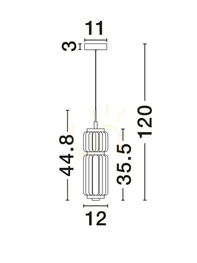 Pokaż Lampa Wisząca ALQUERI Luces Exclusivas LE45808 Lampa Wisząca ALQUERI Luces Exclusivas LE45808