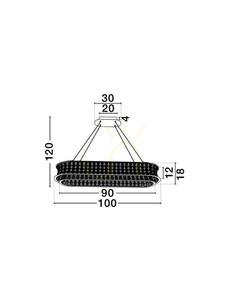 Lampa Wisząca ARONA Luces Exclusivas LE45866 4 Lampa Wisząca ARONA Luces Exclusivas LE45866 small 4