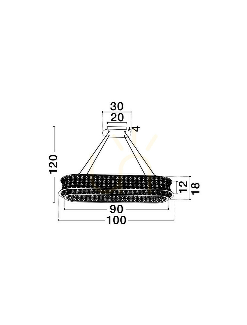 Pokaż Lampa Wisząca ARONA Luces Exclusivas LE45866 Lampa Wisząca ARONA Luces Exclusivas LE45866