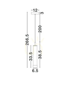 Lampa wisząca LED ARUCAS Luces Exclusivas LE45880, czarna small 7