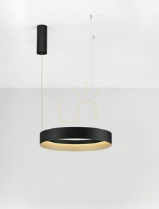 Lampa wisząca LED Luces Exclusivas ATECA LE45894 czarna 50 cm small 2