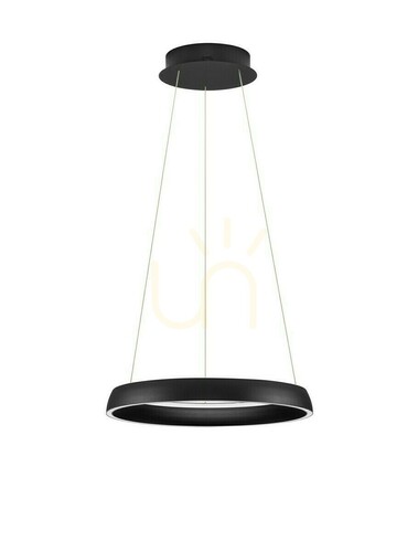 Sprawdź Lampa wisząca LED Luces Exclusivas AYLLON LE45897 czarna 45 cm