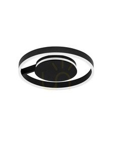 Plafon LED Luces Exclusivas AZKOIT LE45902, czarny, Ø40 cm, 41 W small 0