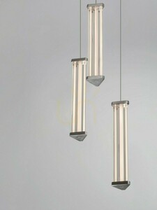 Lampa wisząca kaskadowa Luces Exclusivas CONIL LE45994 LED 13W 2700K czarna, 3 klosze small 3