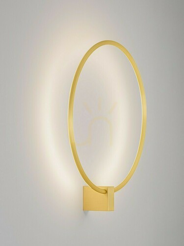 Sprawdź Złoty kinkiet LED Luces Exclusivas DRASIRA LE46036, 50 cm