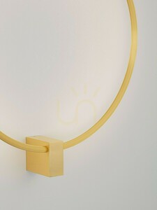 Złoty kinkiet LED Luces Exclusivas DRASIRA LE46036, 50 cm small 5
