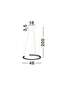 Lampa Wisząca MAHON Luces Exclusivas LE46095 4 Lampa Wisząca MAHON Luces Exclusivas LE46095 small 4