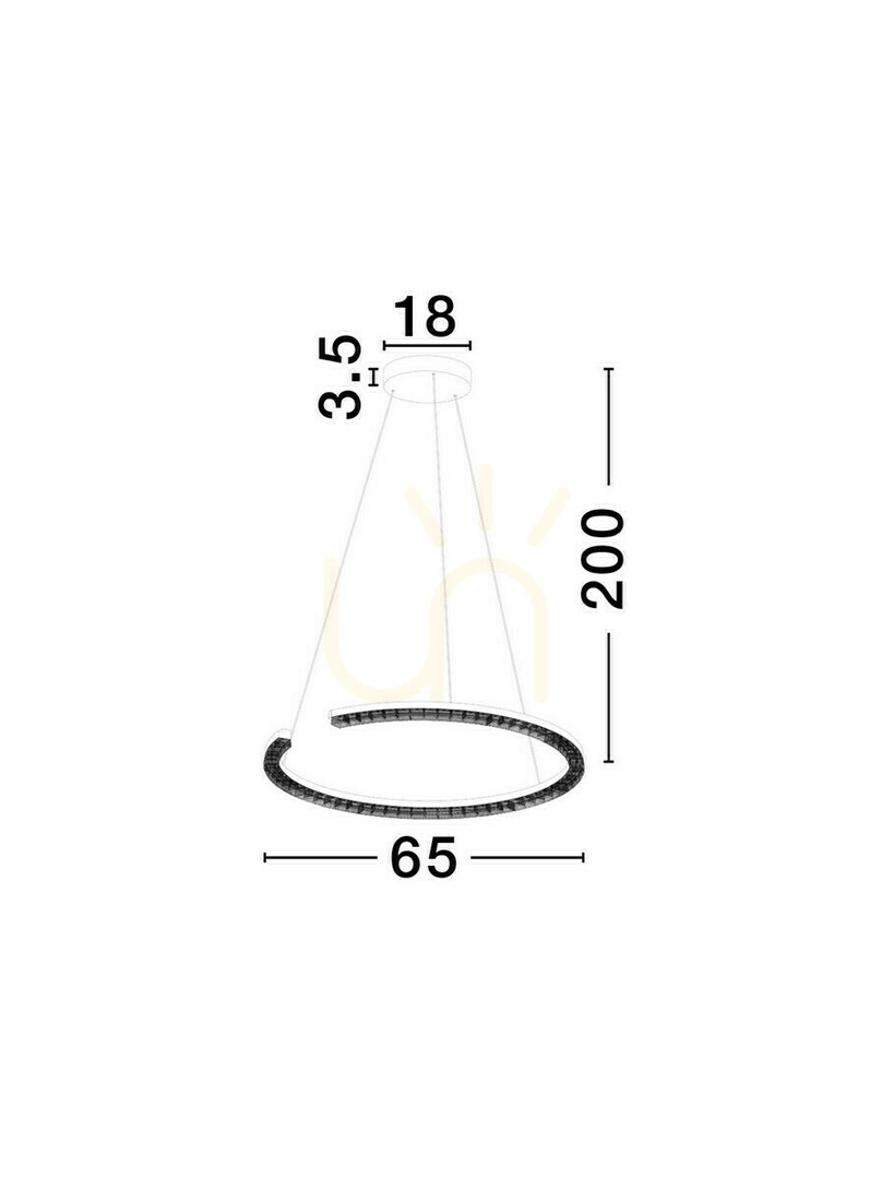 Pokaż Lampa Wisząca MAHON Luces Exclusivas LE46096 Lampa Wisząca MAHON Luces Exclusivas LE46096