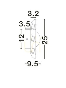 Kinkiet MOTRIL Luces Exclusivas LE46121 small 5