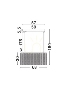 Lampa Wisząca ONIL Luces Exclusivas LE46128 6 Lampa Wisząca ONIL Luces Exclusivas LE46128 small 6