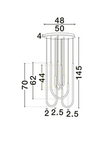 Lampa Wisząca TABERNAS Luces Exclusivas LE46150 small 5