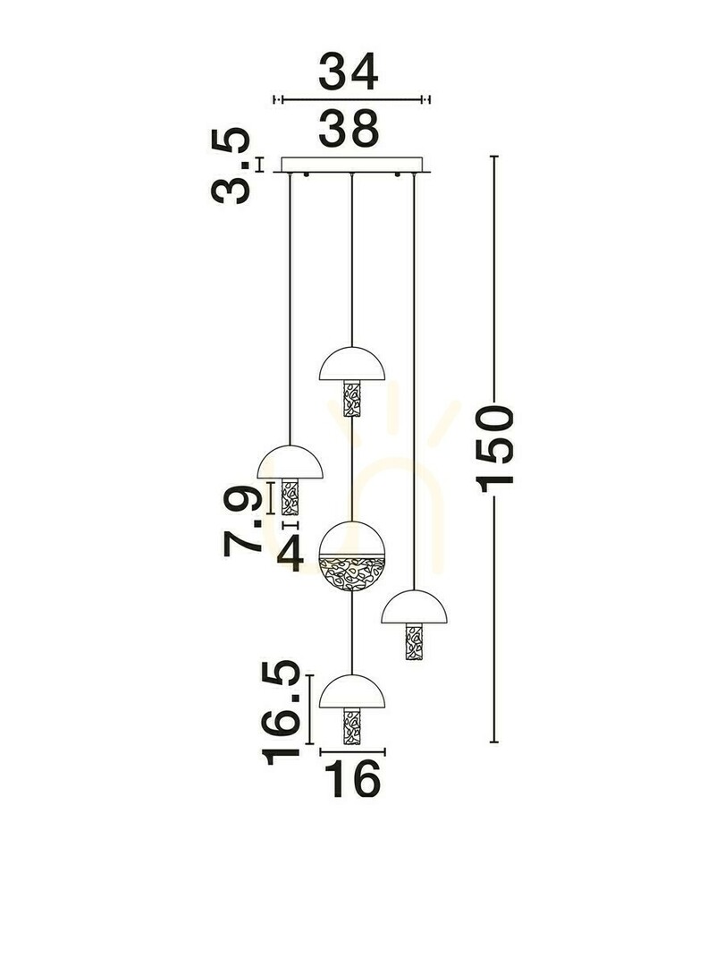 Sprawdź Lampa Wisząca TARREGA Luces Exclusivas LE46172 Lampa Wisząca TARREGA Luces Exclusivas LE46172