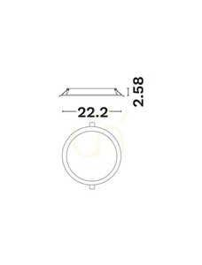 Oczko Sufitowe ASTORGA Luces Exclusivas LE62015 small 1
