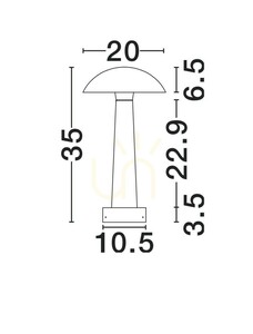 Słupek Oświetleniowy BERJA Luces Exclusivas LE62061 3 Słupek Oświetleniowy BERJA Luces Exclusivas LE62061 small 3