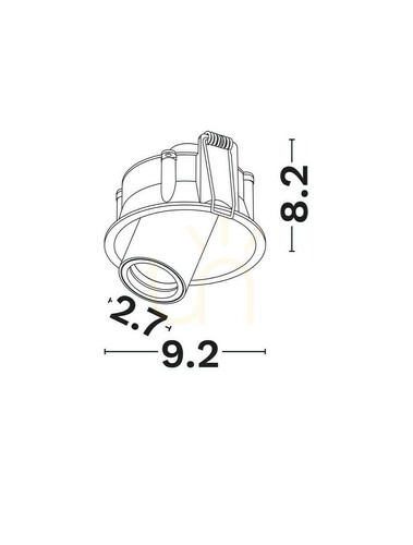 Sprawdź Oczko Sufitowe CANGAS Luces Exclusivas LE62197
