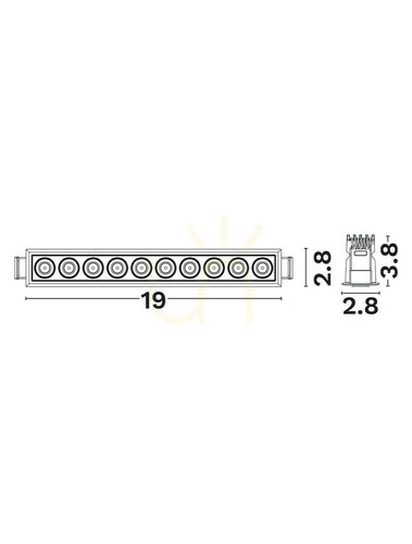 Sprawdź Oczko Sufitowe CARBAY Luces Exclusivas LE62213