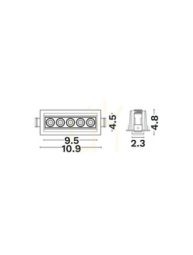 Sprawdź Oczko Sufitowe CARBAY Luces Exclusivas LE62219