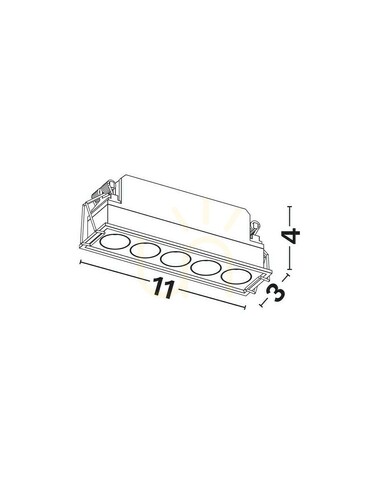 Sprawdź Oczko Sufitowe CARCAIX Luces Exclusivas LE62224