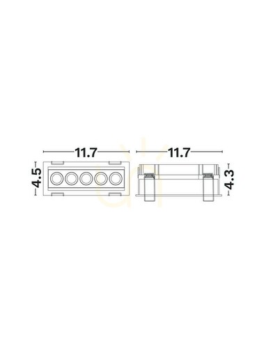 Sprawdź Oczko Sufitowe CARRIZ Luces Exclusivas LE62256