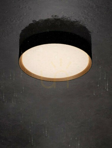Sprawdź Plafon LED Luces Exclusivas EIBAR LE62447, czarno-złoty, 24 W, Ø30,1 cm