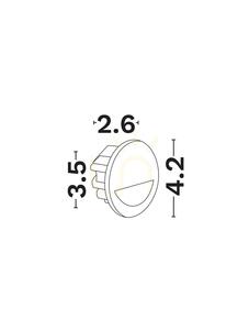 Lampa Wpuszczana Do ściany GOMERA Luces Exclusivas LE62506 small 3