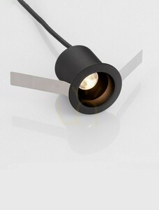 Oczko sufitowe LED Luces Exclusivas ONDARA LE62537 czarne 3 W 3000 K small 2
