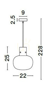 Lampa Wisząca PADRE Luces Exclusivas LE42633 5 Lampa Wisząca PADRE Luces Exclusivas LE42633 small 5