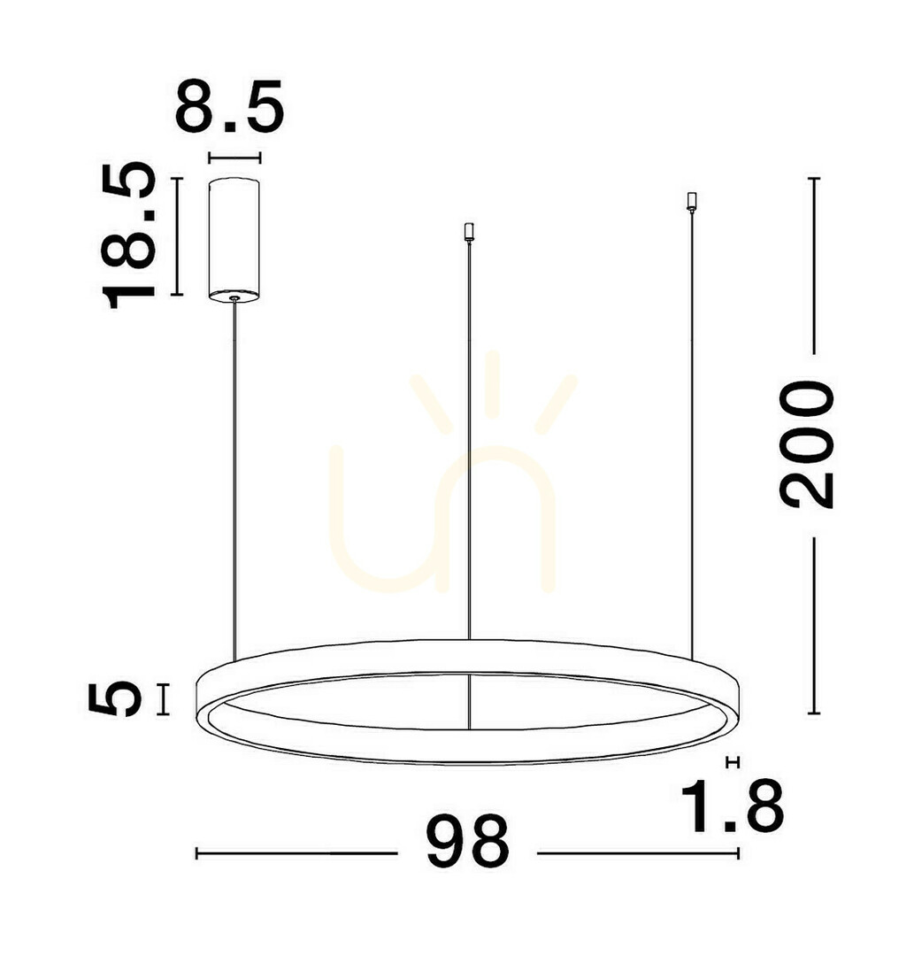 Obejrzyj Lampa Wisząca BARI Luces Exclusivas LE43248 Lampa Wisząca BARI Luces Exclusivas LE43248