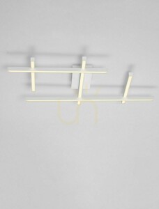 Biały plafon LED TUMBES Luces Exclusivas LE44476, 80 × 62 cm, 3000 K small 1