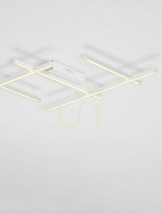 Biały plafon LED TUMBES Luces Exclusivas LE44476, 80 × 62 cm, 3000 K small 2