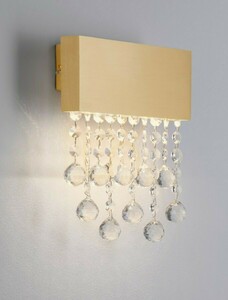 Kinkiet Luces Exclusivas OLEVIRA LE45147 złoty LED 15 W 30 cm small 3