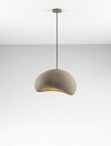 Lampa wisząca PALINZA 50 cm brązowa E27 Luces Exclusivas LE45323 small 1