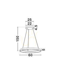 Lampa Wisząca AYLLON Luces Exclusivas LE45899 small 5