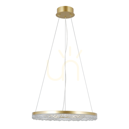 Sprawdź Lampa wisząca Italux Barlo LED złota 50 cm PND-34526-M-GD