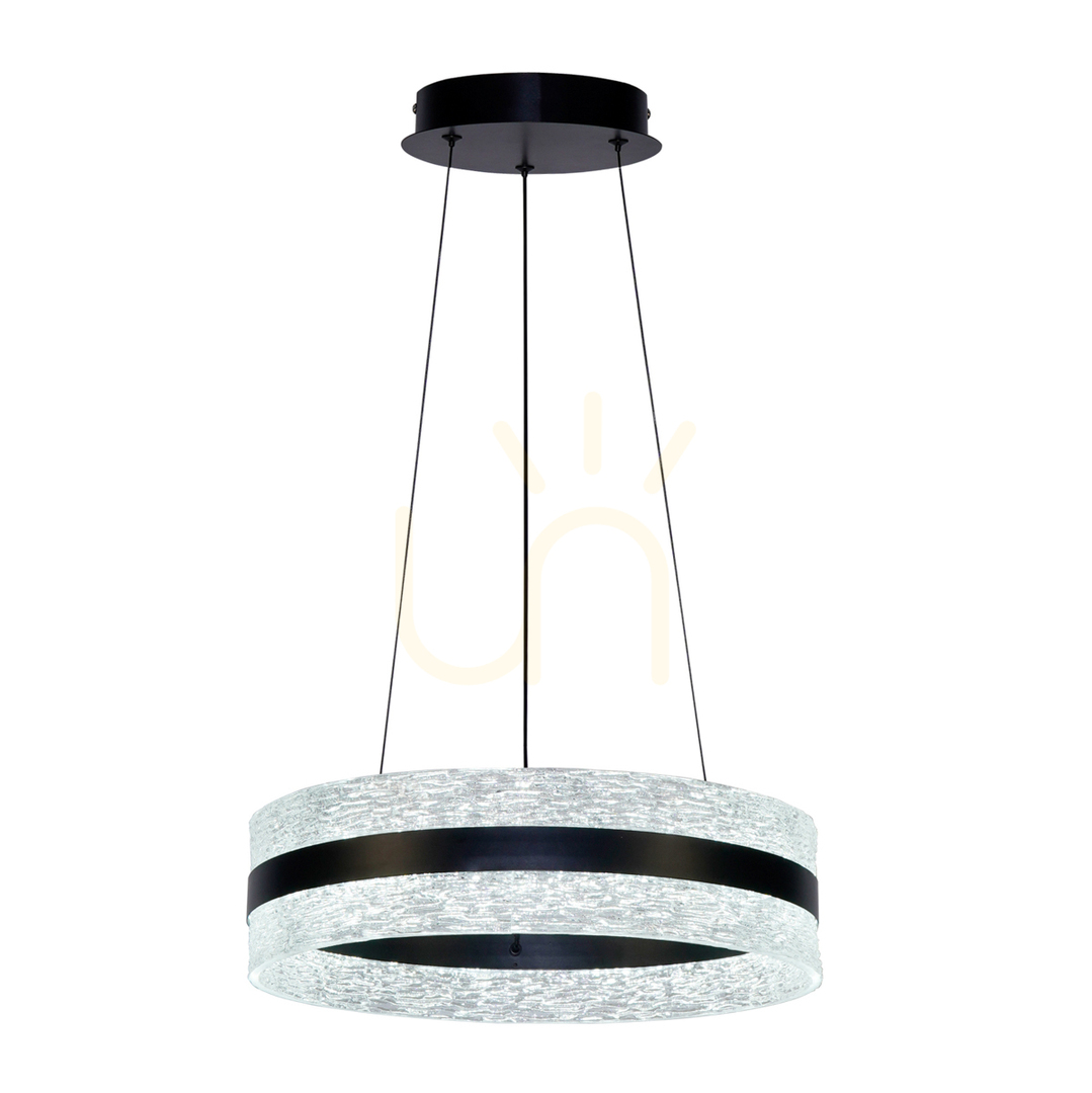 Sprawdź Lampa Wisząca Italux Blera LED Czarna 40 cm PND-98273-BK Lampa Wisząca Italux Blera LED Czarna 40 cm PND-98273-BK