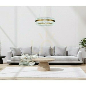 Lampa wisząca Italux Blera LED złota 40 cm PND-98273-GD small 1