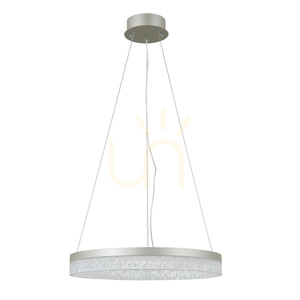 Lampa Wisząca Italux Pantal LED Srebrna 50 cm PND-34533-M-SILV small 0