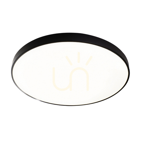 Sprawdź Plafon Italux Ateia LED czarny 40 cm IP44 21W PLF-53472-BK