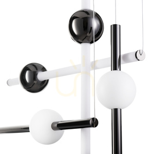 Lampa wisząca O-LINE L-4 LED czarna 110 cm small 12