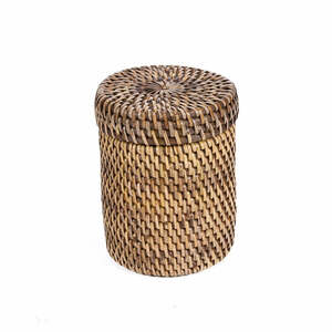 Pojemnik rattanowy BAZAR BIZAR The Rattan Canister naturalny brąz BAGE038NBr 1 Pojemnik rattanowy BAZAR BIZAR The Rattan Canister naturalny brąz BAGE038NBr small 1