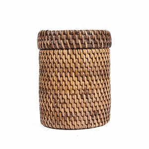 Pojemnik rattanowy BAZAR BIZAR The Rattan Canister naturalny brąz BAGE038NBr 0 Pojemnik rattanowy BAZAR BIZAR The Rattan Canister naturalny brąz BAGE038NBr small 0