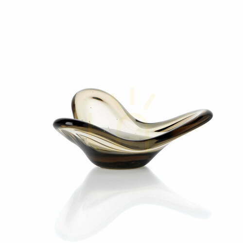 Sprawdź Świecznik szklany Liquid Form dymny 16,5 cm