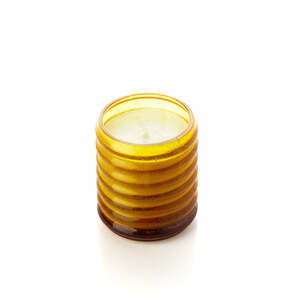 Słoik na świecę złoty ul miód 8x8x9,5 cm small 1