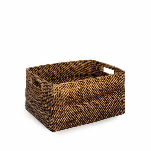 Sprawdź Kosz na czasopisma wiklinowy Colonial Collection naturalny brąz L