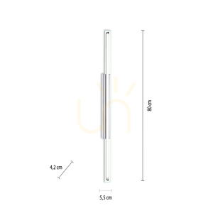 Kinkiet TIMON 9108-17 Chrom 1xLED small 7