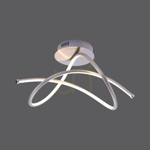 Sprawdź Plafon VIOLETTA 15441-55 Srebrny 1xLED
